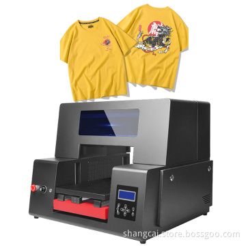A3 digital printer dtg direct to garment tee shirt printing machine with double head